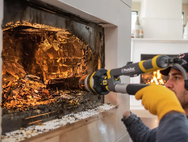 Professional chimney cleaning by Indian Trail Chimney Sweep in Indian Trail, NC