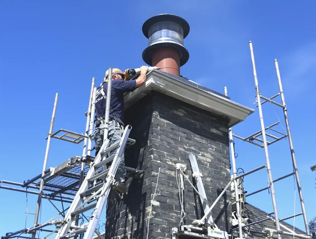 Sturdy chimney crown finished by Indian Trail Chimney Sweep in Indian Trail, NC