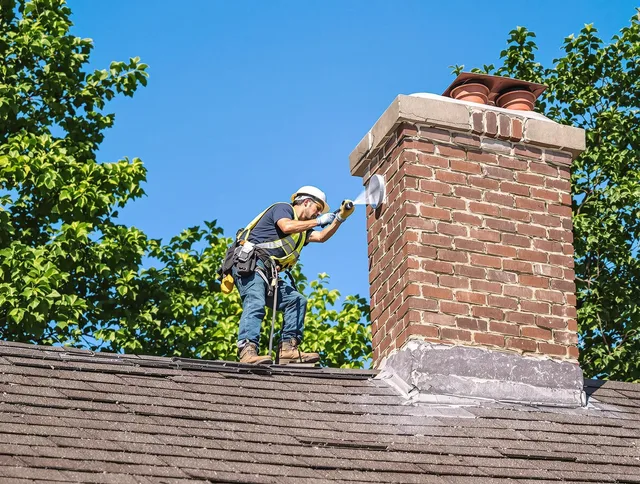 Indian Trail Chimney Sweep performing an inspection with advanced tools in Indian Trail, NC