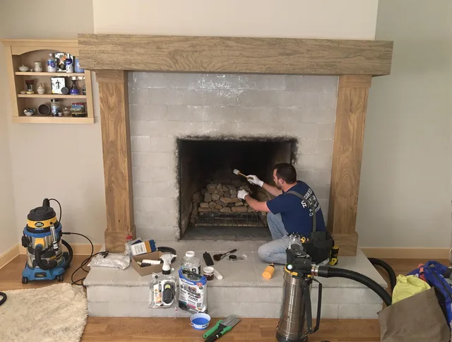 Detailed creosote removal process by Indian Trail Chimney Sweep in Indian Trail, NC